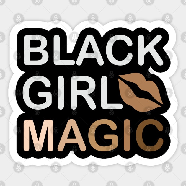 Black Girl Magic, Black History Month, Black Lives Matter, African American History Sticker by UrbanLifeApparel